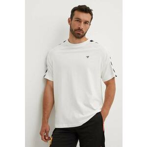 Hummel tricou Archive barbati, culoarea bej, cu imprimeu, 225258 imagine