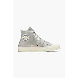 Converse tenisi Chuck 70 Hi Pride culoarea argintiu, A10214C imagine