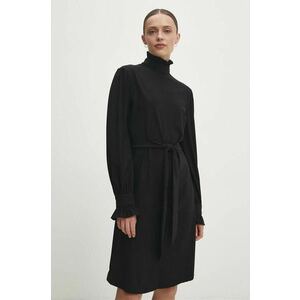 Answear Lab rochie culoarea negru, mini, dreaptă imagine