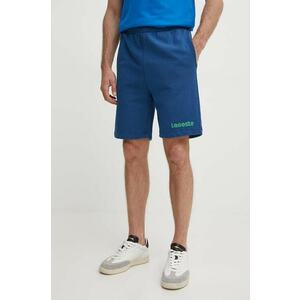 Lacoste pantaloni scurti din bumbac culoarea albastru marin imagine
