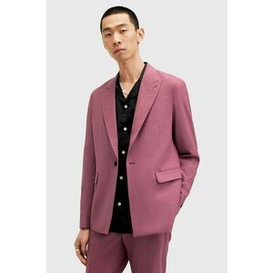 AllSaints sacou din lana AURA culoarea roz, M001QA imagine