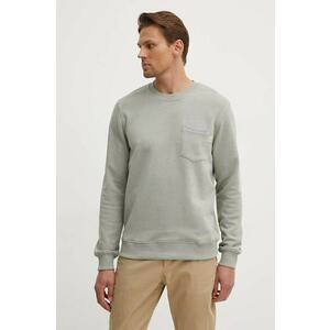 Pepe Jeans bluza MANS CREW barbati, culoarea verde, neted, PM582696 imagine