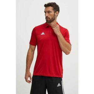 adidas Performance polo de antrenament Entrada 22 culoarea rosu, neted, H57489 imagine