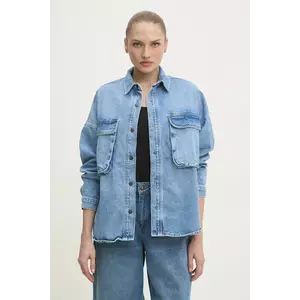 Answear Lab cămașă din denim femei, relaxed imagine