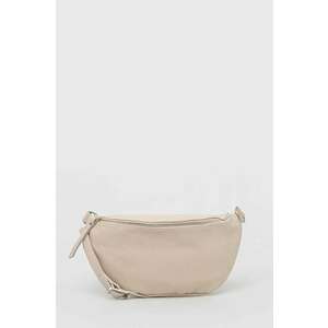 Answear Lab borseta de piele culoarea bej imagine