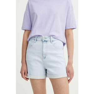 Answear Lab pantaloni scurti jeans femei, neted, high waist imagine