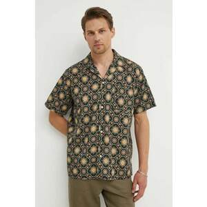 Les Deux camasa barbati, culoarea negru, regular, LDM401087 imagine