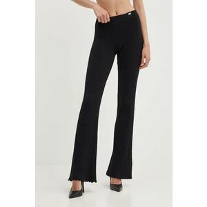 Moschino Jeans colanti femei, culoarea negru, neted, 0383.3707 imagine