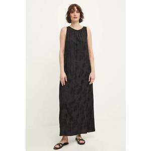 Answear Lab rochie culoarea negru, maxi, evazată imagine
