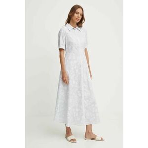 Sandro Ferrone rochie din bumbac maxi, evazată, SFS67XBDLINA imagine