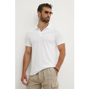 Vilebrequin polo de bumbac PALATIN culoarea alb, neted, PLTH2N00 imagine