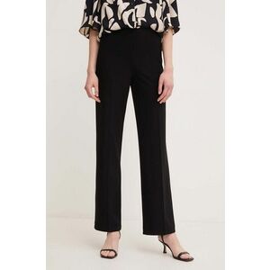 Joseph Ribkoff pantaloni femei, culoarea negru, drept, high waist, 153088 imagine