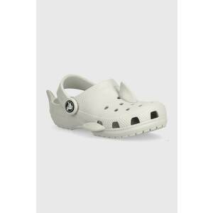 Crocs slapi copii Classic IAM Shark Clog culoarea gri imagine