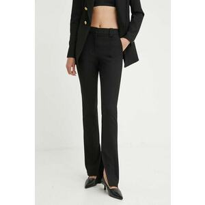 A.L.C. pantaloni Carson femei, culoarea negru, mulata, high waist, 2CPAN00766 imagine