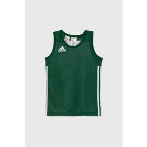 adidas Originals tricou copii 3G SPEE REVRS culoarea verde, cu imprimeu, DY6618 imagine