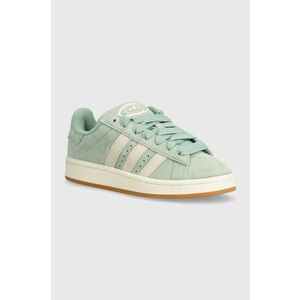 adidas Originals sneakers din piele intoarsă Campus 00s culoarea verde, JI1984 imagine