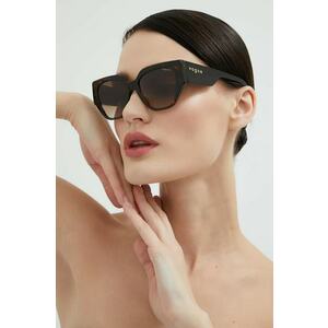 VOGUE ochelari de soare femei, culoarea maro imagine