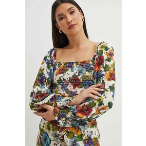 Medicine bluza femei, culoarea bej, modelator imagine