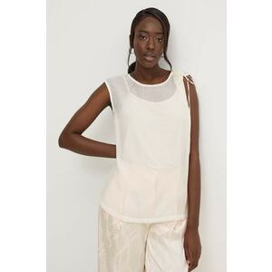 Answear Lab bluza femei, culoarea alb, neted imagine