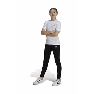 adidas Originals leggins copii culoarea negru, neted, IW3504 imagine