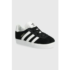adidas Originals sneakers pentru copii GAZELLE CF EL culoarea negru, IH0338 imagine