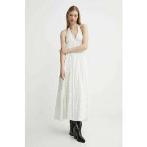 Desigual rochie TORONTO culoarea bej, maxi, evazată, 24SWVK46 imagine