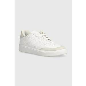 adidas sneakers pentru copii COURTBLOCK culoarea alb, ID6501 imagine