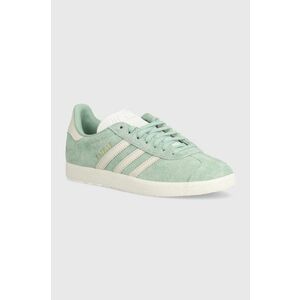 adidas Originals sneakers din piele Gazelle culoarea verde, IG4393 imagine