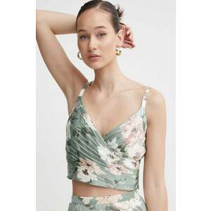 Abercrombie & Fitch top culoarea verde, modelator imagine