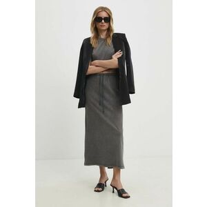 Answear Lab compleu femei, culoarea gri imagine