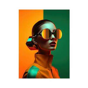 HARTMAN poster cu artă AI La Mode De Demain 27, 94 x 35, 56 cm imagine