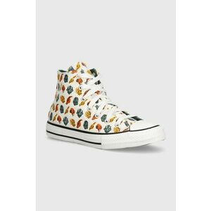 Converse tenisi copii CHUCK TAYLOR ALL STAR culoarea alb, 671707C imagine