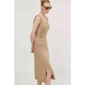 G-Star rochie din bumbac culoarea maro, mini, mulată, D24573-B771 imagine