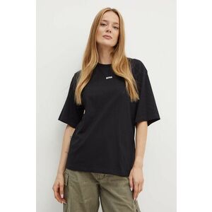 Boss Orange tricou din bumbac femei, culoarea negru, 50523256 imagine