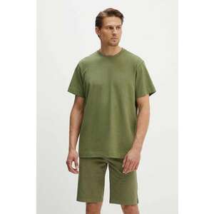 G-Star tricou din bumbac culoarea verde, uni imagine