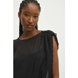 Answear Lab bluza femei, culoarea negru, neted imagine