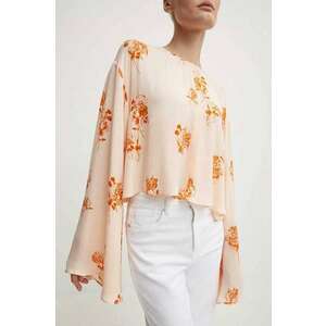 Day Birger et Mikkelsen bluza Becky - Falling Flowers femei, culoarea portocaliu, modelator, DAY65243204 imagine
