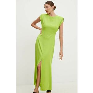 Answear Lab rochie culoarea verde, midi, dreaptă imagine