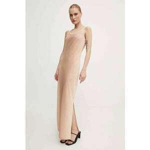 Won Hundred rochie culoarea bej, maxi, dreaptă, 3056-13034 imagine