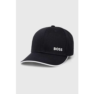 BOSS Green șapcă de baseball din bumbac culoarea albastru marin, cu imprimeu, 50519219 imagine