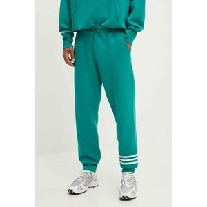 adidas Originals pantaloni de trening culoarea turcoaz, neted, JF9151 imagine