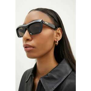 Bottega Veneta ochelari de soare femei, culoarea negru, BV1283S imagine