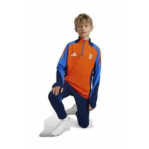 adidas Performance longsleeve copii JUVE TR TOPY culoarea portocaliu, modelator, IS5817 imagine