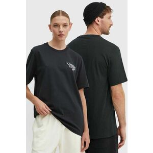 Converse tricou din bumbac culoarea negru, cu imprimeu, 10026461-A01 imagine