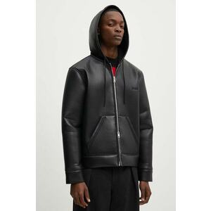 MSGM geaca barbati, culoarea negru, de tranzitie, 3740MH18X.247603 imagine