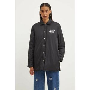 Moschino Jeans geaca femei, culoarea negru, de tranzitie, 0608.8217 imagine