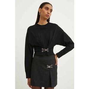 Moschino Jeans pulover femei, culoarea negru, light, 0917.8205 imagine