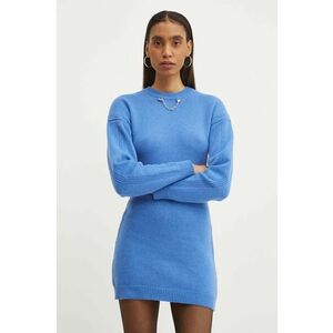 Moschino Jeans rochie din lana mini, mulată, 0483.8204 imagine