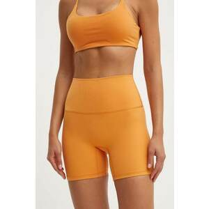 JOYINME pantaloni scurți de yoga Movement culoarea portocaliu, neted, high waist, Szorty.Movement imagine