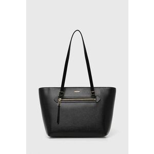 Dkny poseta de piele culoarea negru, R42A3E20 imagine